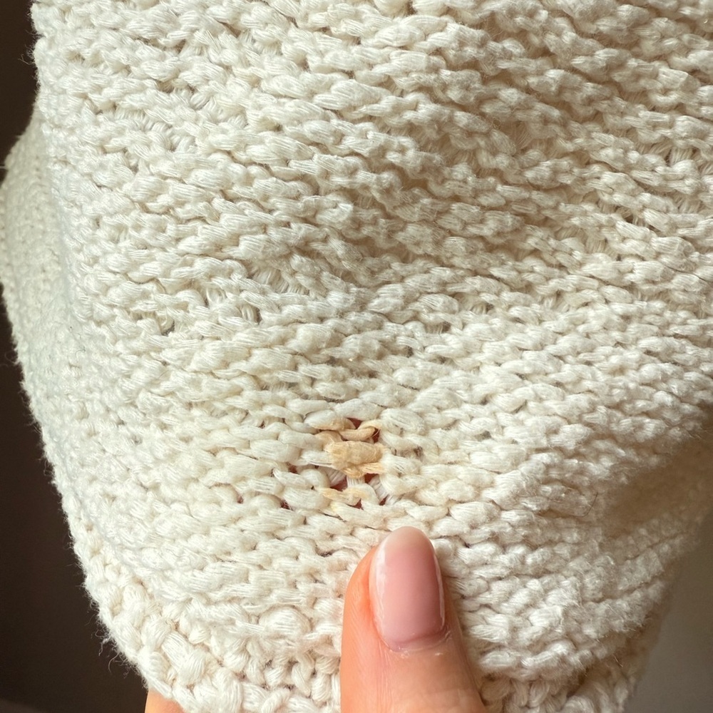 Pilcro Cream Cowl Turtleneck Sweater - Picture 3 of 8